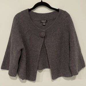 Ladies Lord & Taylor 100% Cashmere Shrug Cardigan Like New!
